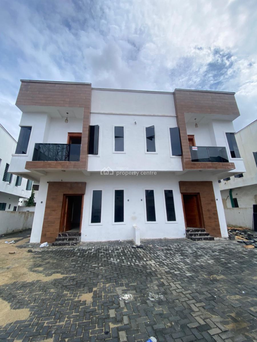 4 Bedroom Semi Detached Duplex with Bq, West End Estate, Ikota, Lekki, Lagos, Semi-detached Duplex for Sale