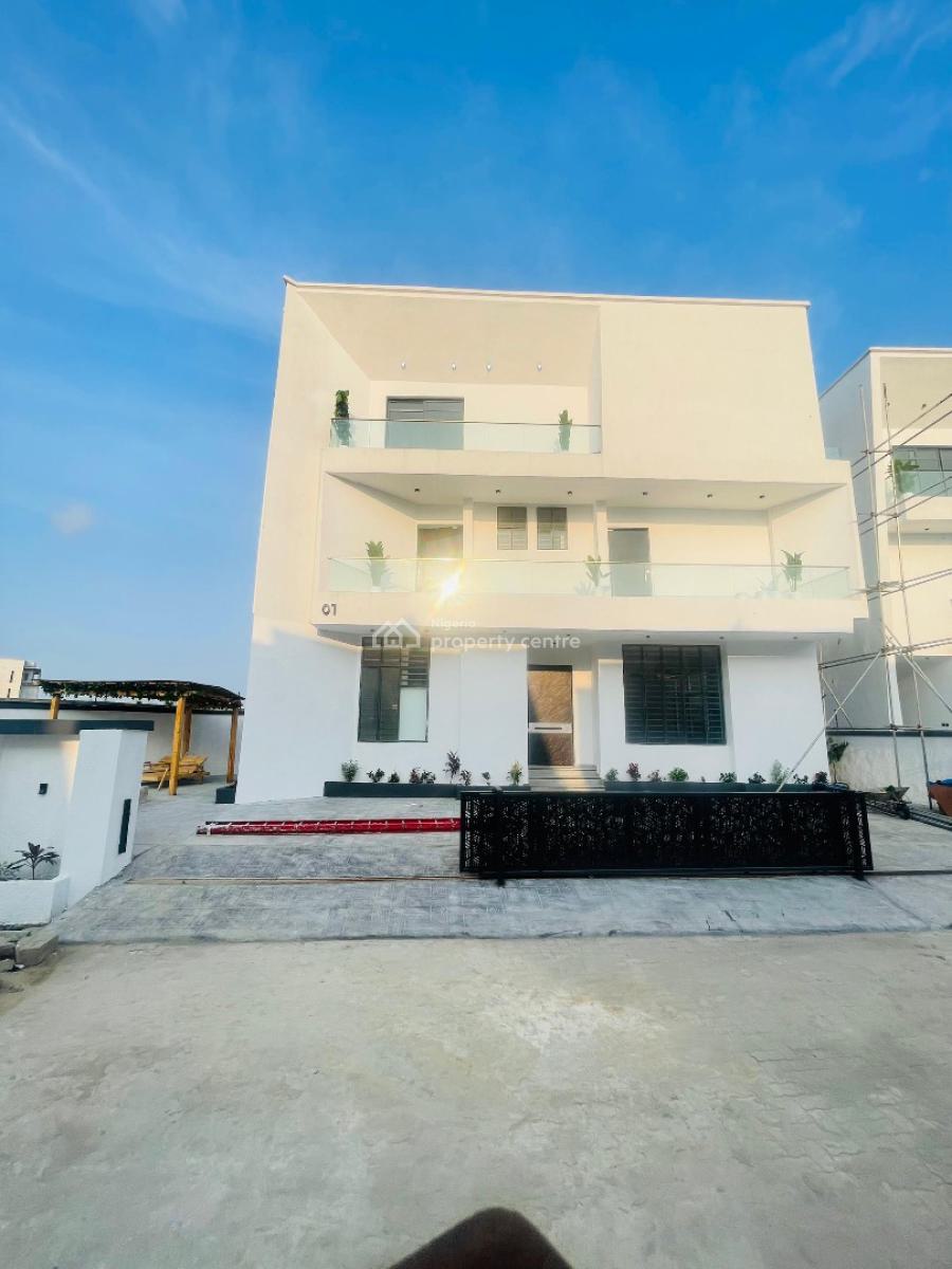 Pristine 5 Bedroom  Fully Detached with Bq and Smart Home, Pristine Smart Home with Cinema, Pool, Bq in a Secured Estate, Chevron, Lekki, Lagos, Detached Duplex for Sale