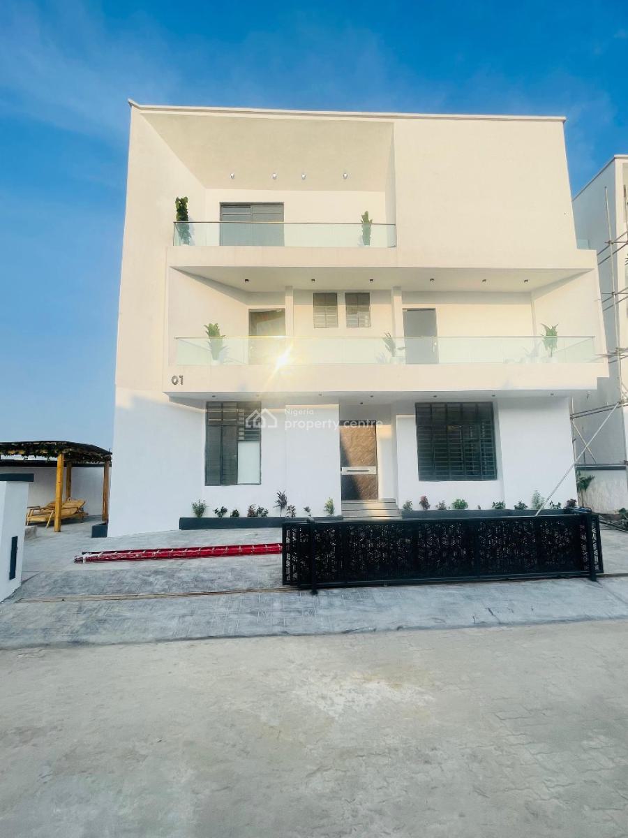 Pristine 5 Bedroom  Fully Detached with Bq and Smart Home, Pristine Smart Home with Cinema, Pool, Bq in a Secured Estate, Chevron, Lekki, Lagos, Detached Duplex for Sale