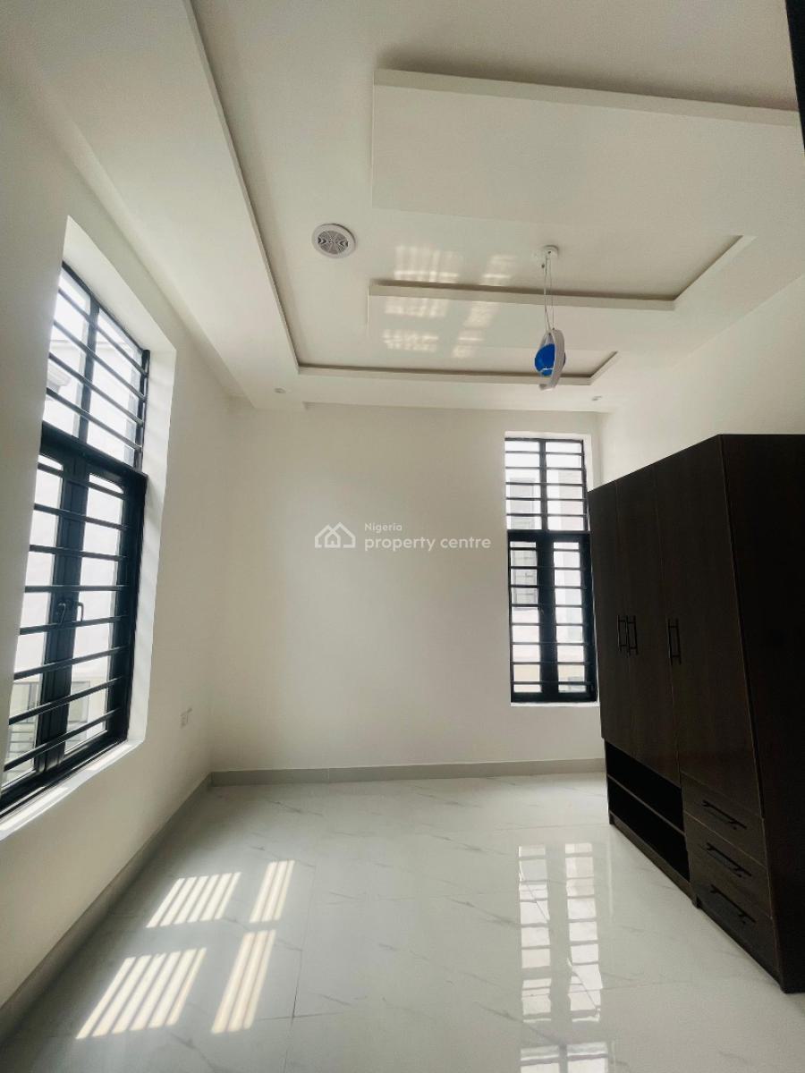 4 Bedroom Fully Detached Duplex with Bq, Exquisitely Designed Home with Bq in a Secured Estate, Chevron, Lekki, Lagos, Detached Duplex for Sale