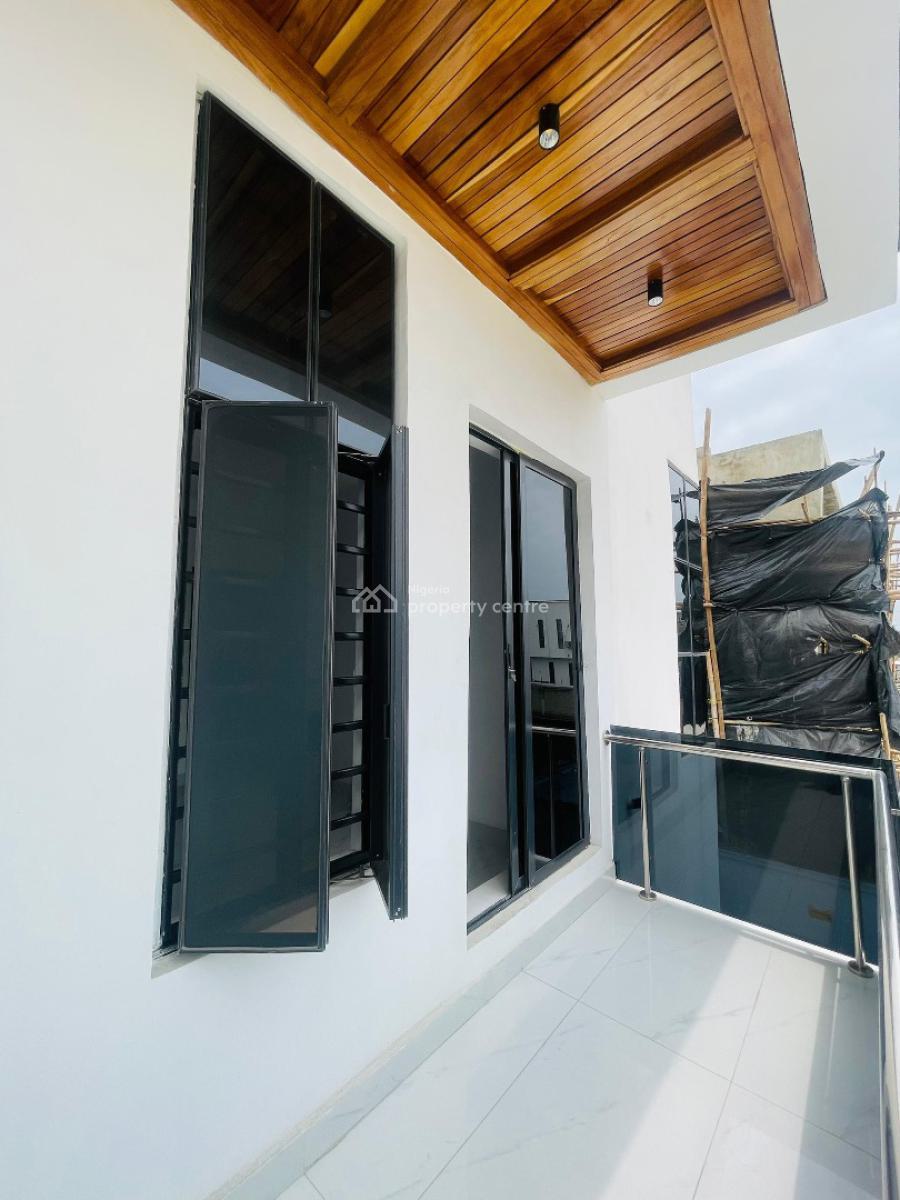 4 Bedroom Semi Detached Duplex with Bq, Beautifully Designed Home with Pool and Bq in an Estate, Chevron Drive, Lekki, Lagos, Semi-detached Duplex for Sale