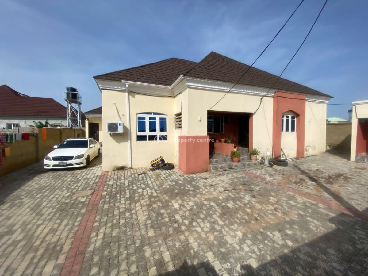 Fully Detached Three Bedroom Bungalow with a Room and Parlour Bq, Lugbe District, Abuja, Detached Bungalow for Sale
