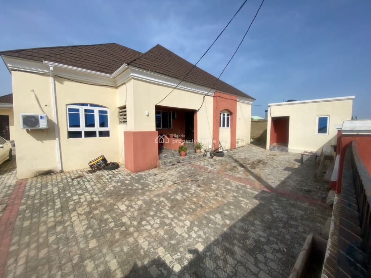 Fully Detached Three Bedroom Bungalow with a Room and Parlour Bq, Lugbe District, Abuja, Detached Bungalow for Sale