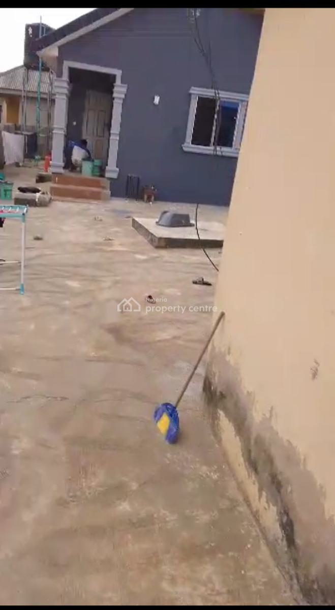 Bungalow on 30 By 100 Land with 2 Bedroom and Mini Flat,fenced & Gated, Isokan Estate,off Amule Bus-stop, Ipaja, Lagos, Block of Flats for Sale