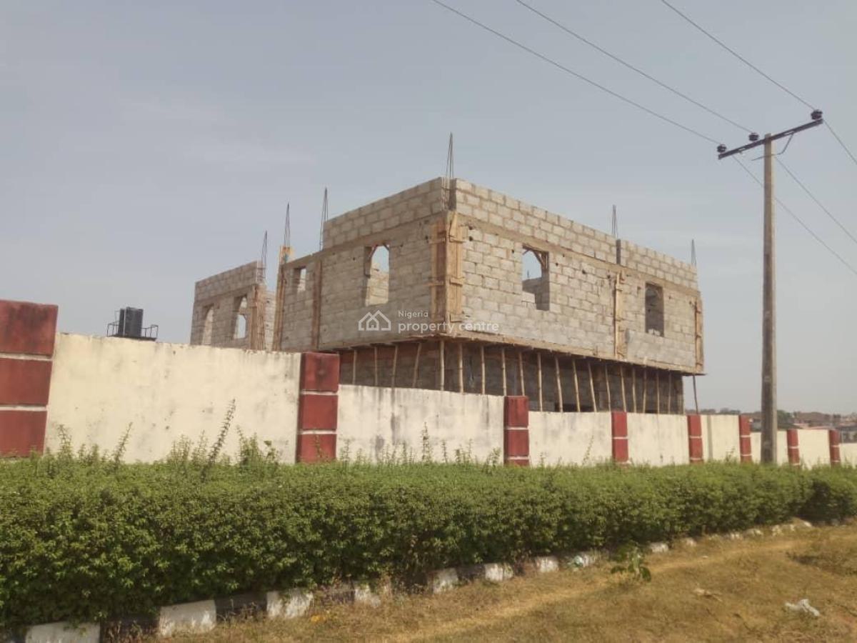5 Bedroom Fully Detached Duplex at Semi Carcass, Lugbe District, Abuja, House for Sale