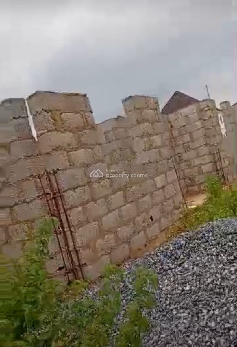 Carcass 4 Bedroom House with Bq, Pyakasa, Lugbe District, Abuja, House for Sale