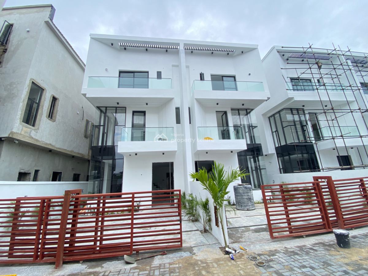 Luxury 4 Bedroom Semi Detached Duplex with a Room Bq Available, Orchid Road, Lekki Phase 2, Lekki, Lagos, Semi-detached Duplex for Sale