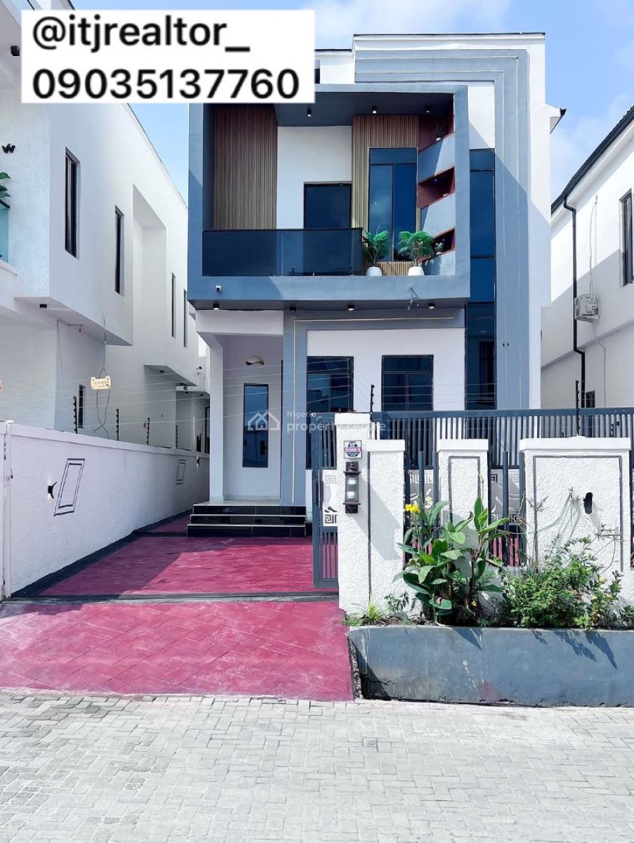 Contemporary 5 Bedroom Detached Duplex with Swimming Pool and Bq, Ajah, Lagos, Detached Duplex for Sale