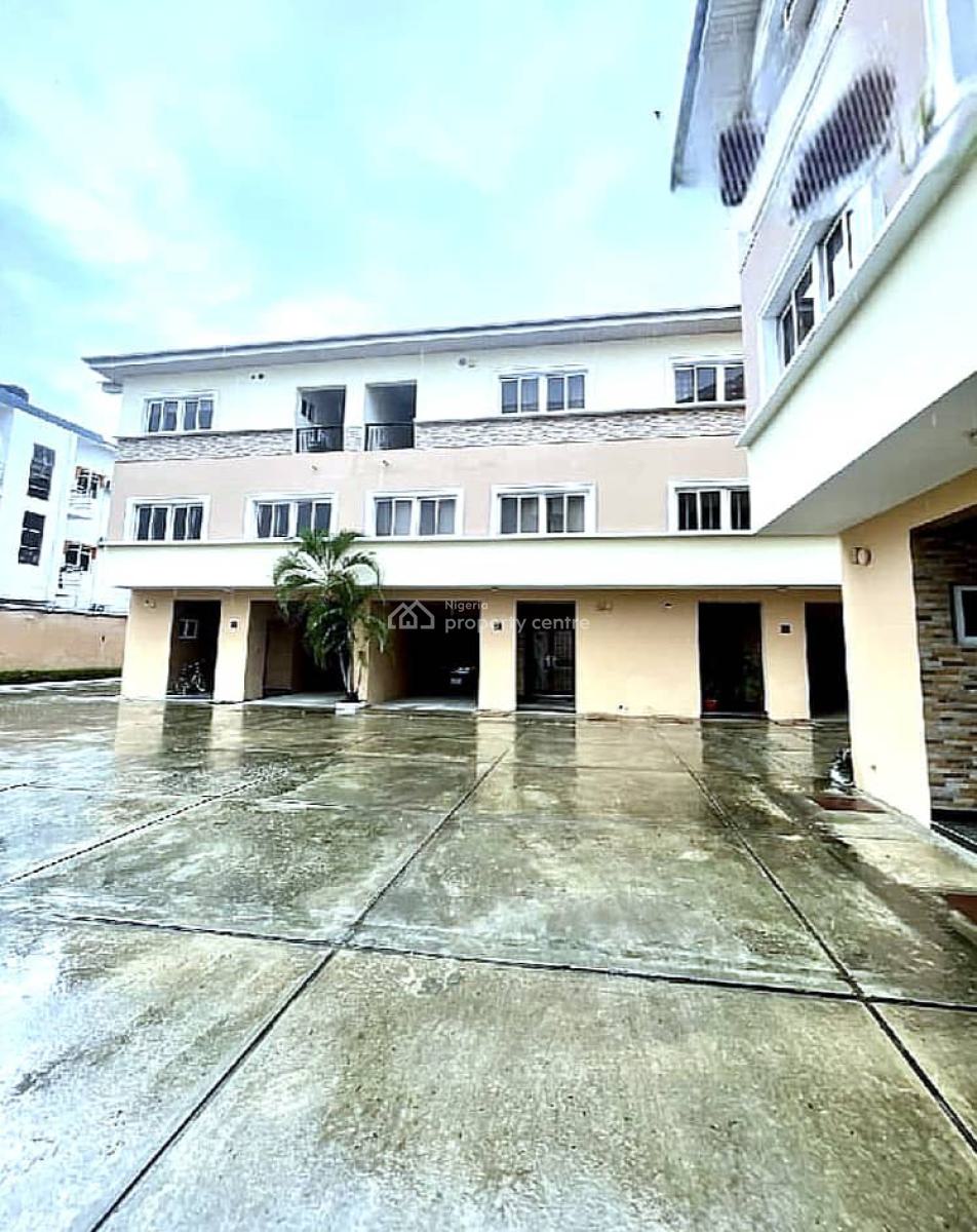 Fully Service 4-bedroom Terrace Duplex with Bq, Lekki Phase 1, Lekki, Lagos, Terraced Duplex for Rent