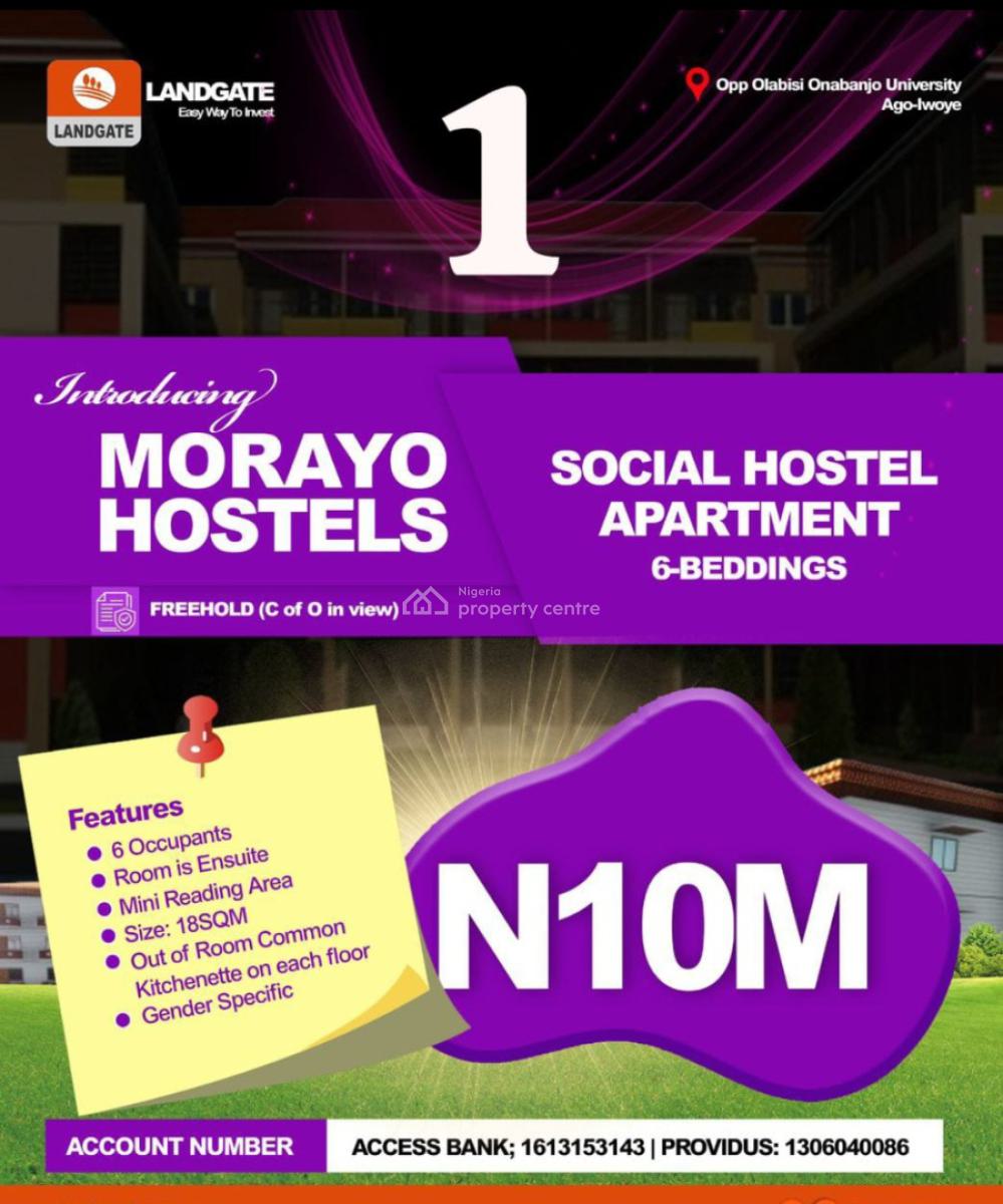 Morayo Hostel, Ilusan Road, Km 46, Ogun, Self Contain (single Rooms) for Sale