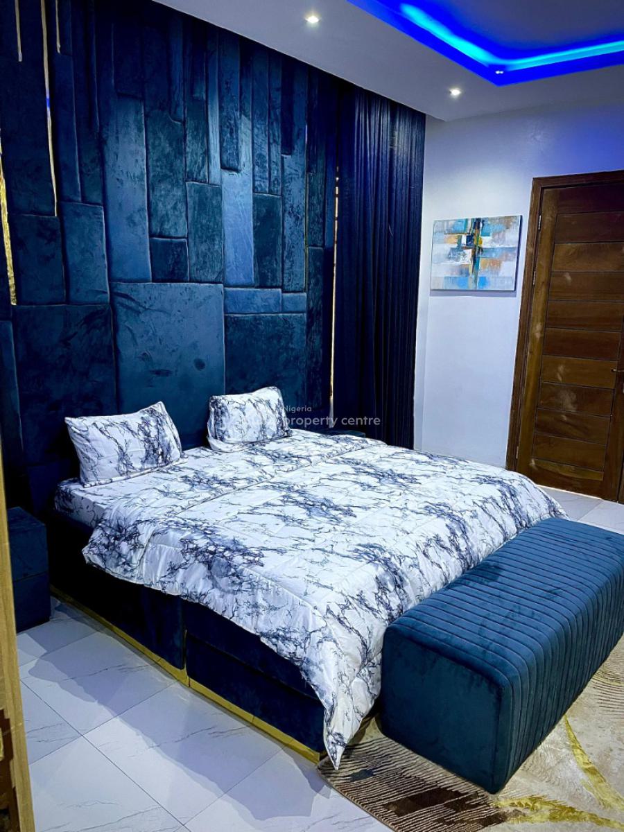 Fully Furnished 4 Bedroom Semi Detached Duplex with Bq, Chevron, Lekki, Lagos, Semi-detached Duplex for Rent
