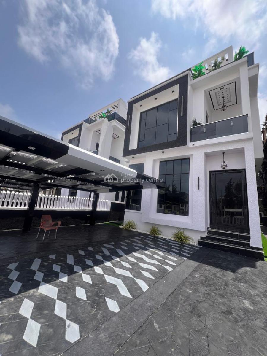 Newly Built Luxurious 5 Bedroom Fully Detached Duplex with Bq, Megamound Estate, Lekki, Lagos, Detached Duplex for Sale