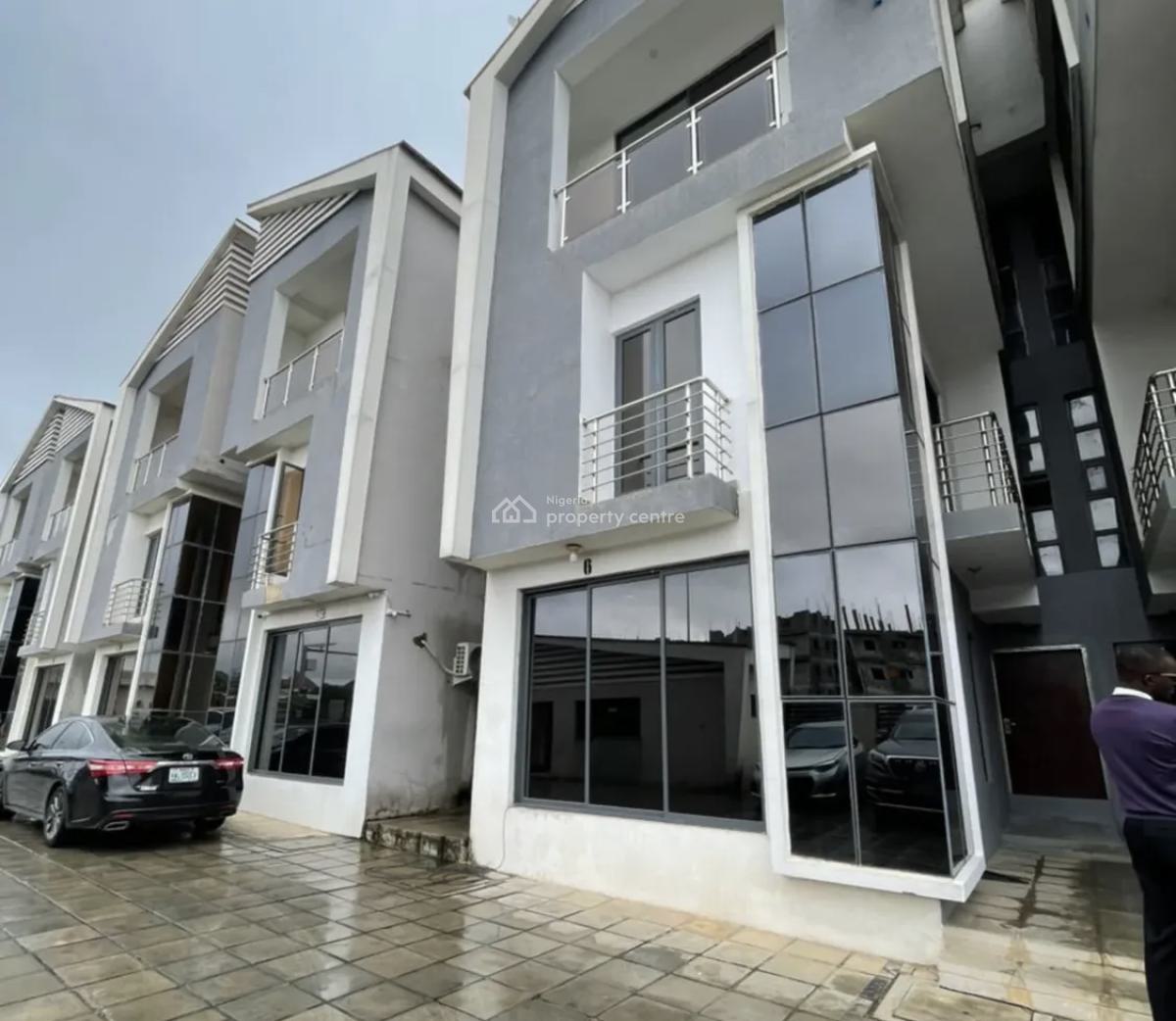 4-bed Terrace Duplex + Bq, Jabi, Abuja, Terraced Duplex for Rent