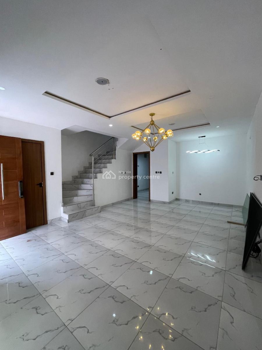 4 Bedroom Terrace Duplex with a Bq, Chevron, Lekki, Lagos, Terraced Duplex for Sale