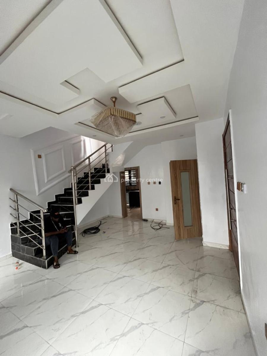 All New Luxury Standard Ensuit 3 Bedroom Spacious Terrace House, Sangotedo, Ajah, Lagos, Terraced Duplex for Rent
