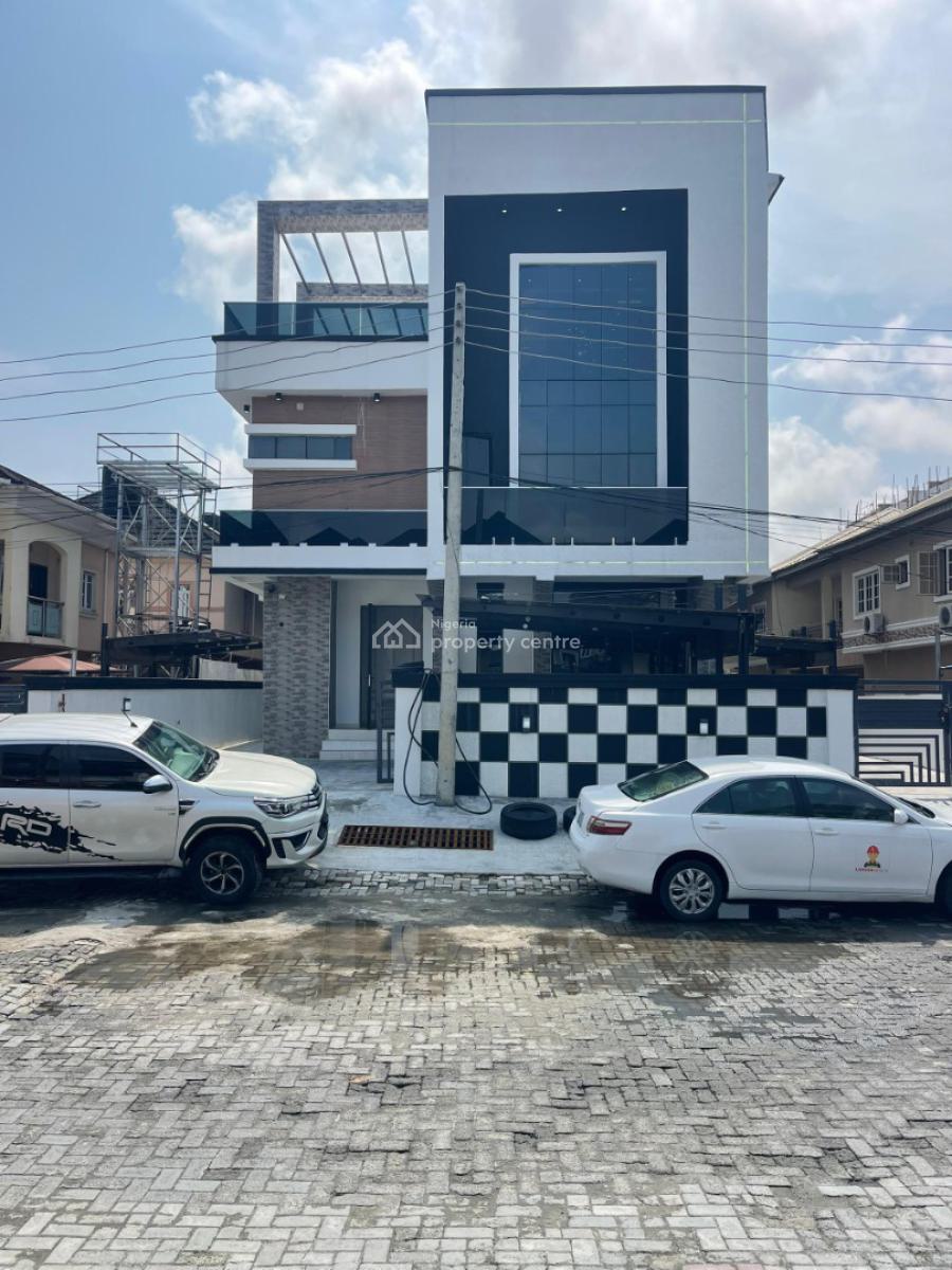 Elegant 6 Bedroom Fully Detached Duplex with Bq in a Secured Estate, Chevron, Ibeju Lekki, Lagos, Detached Duplex for Sale