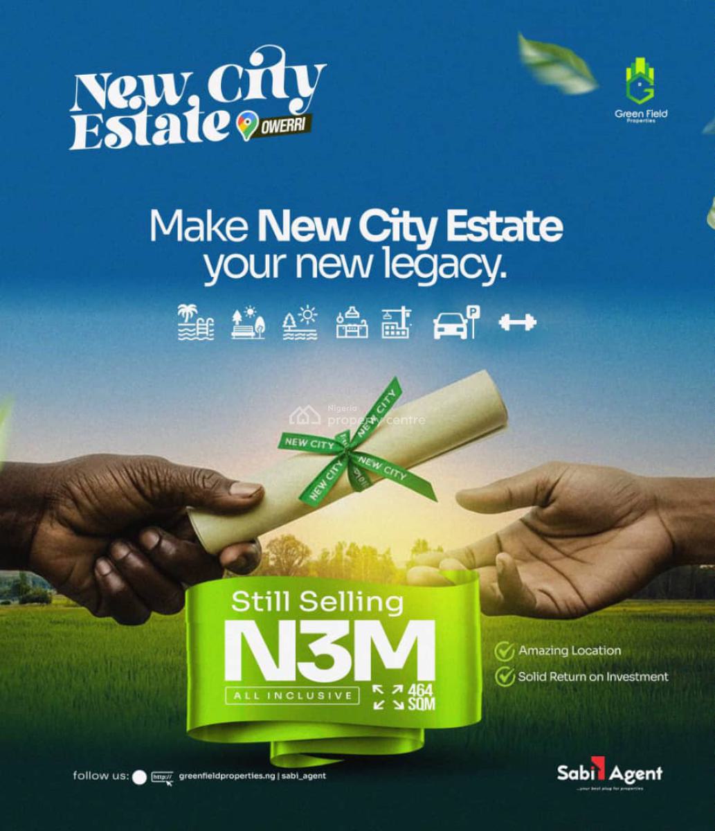 Govt Approved Estate in Developing Location, New City Estate, Okwu Ogbaku, Off Onitsha - Owerri Express Road, Ogbaku, Mbaitoli, Imo, Mixed-use Land for Sale