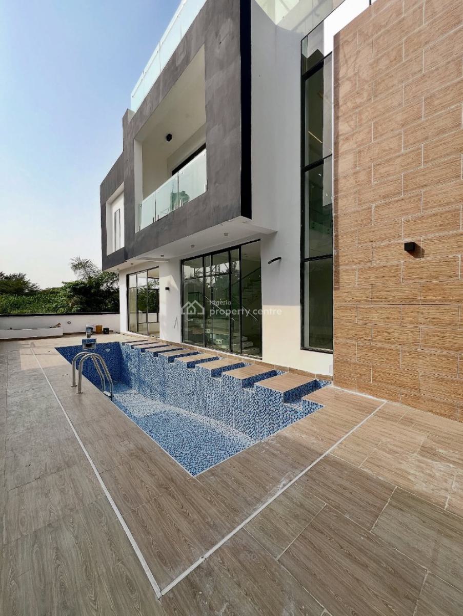 Contemporary 5 Bedroom Detached Duplex with Swimming Pool and Bq, Ikota, Lekki, Lagos, Detached Duplex for Sale
