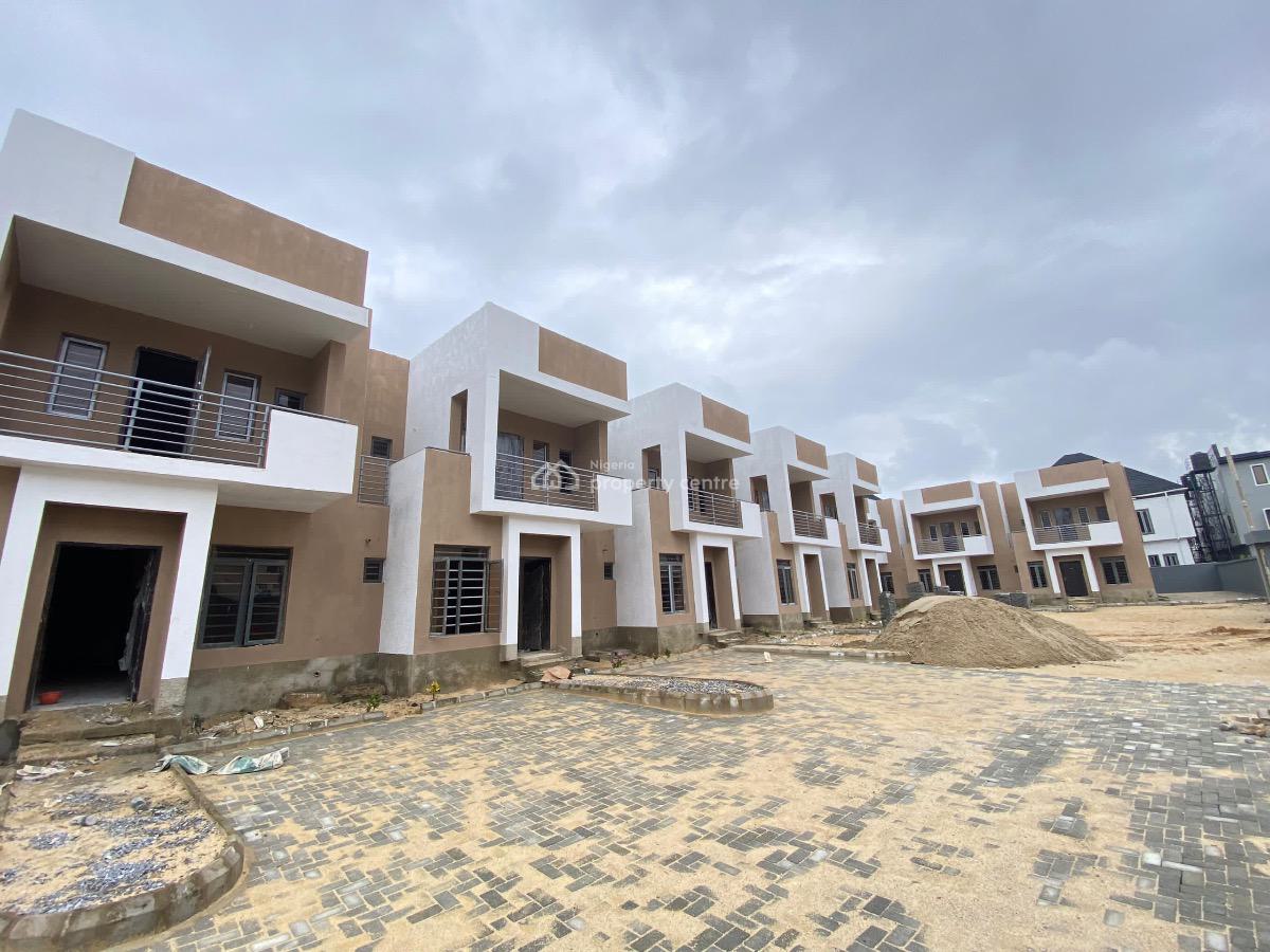 Modern 4-bedroom Terrace Duplex in a Fully Serviced Estate with C of O, Chevron Toll, Lekki, Lagos, Terraced Duplex for Sale