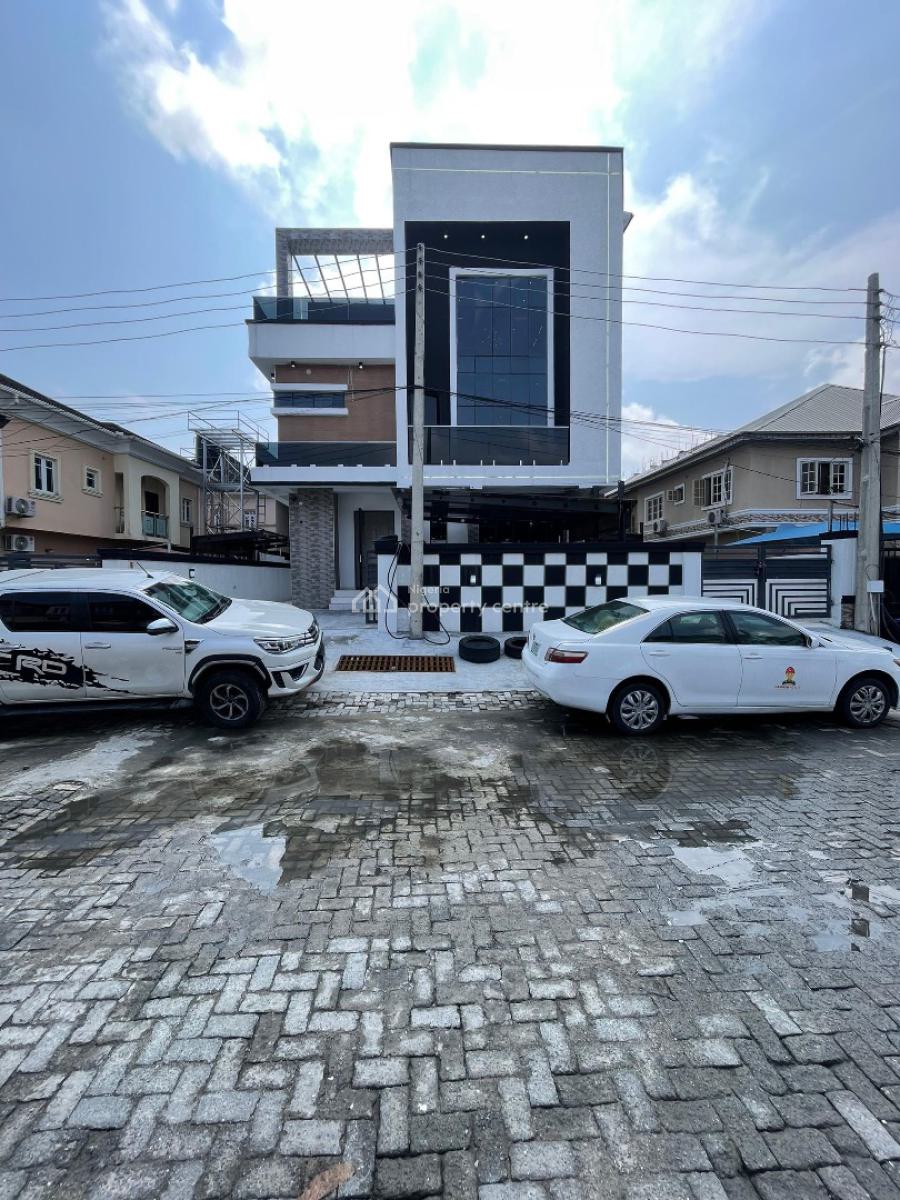 Excellent 6 Bedroom Detached Duplex with a Bq, Chevron, Lekki, Lagos, House for Sale