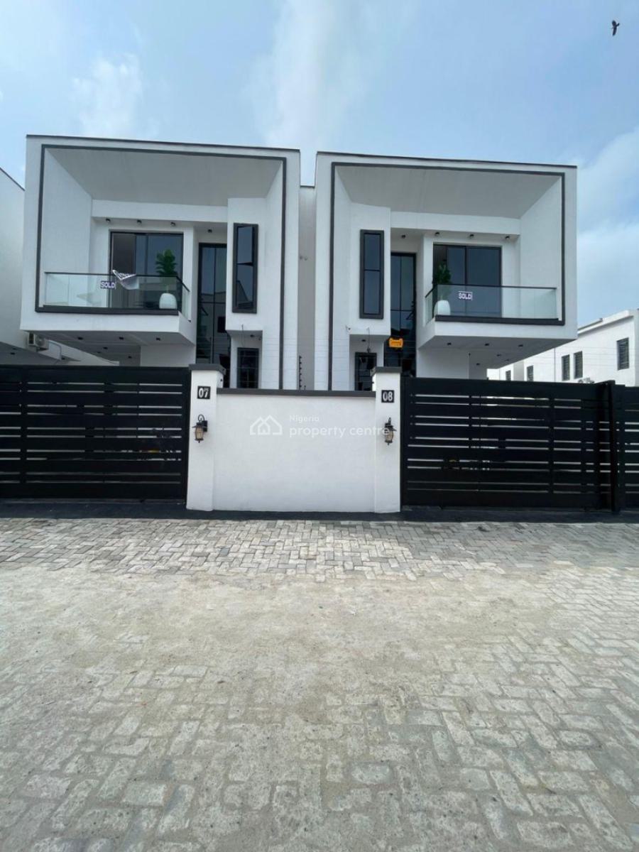 4bedroom Semi Detached Duplex with a Bq, Ikate, Lekki, Lagos, Semi-detached Duplex for Sale