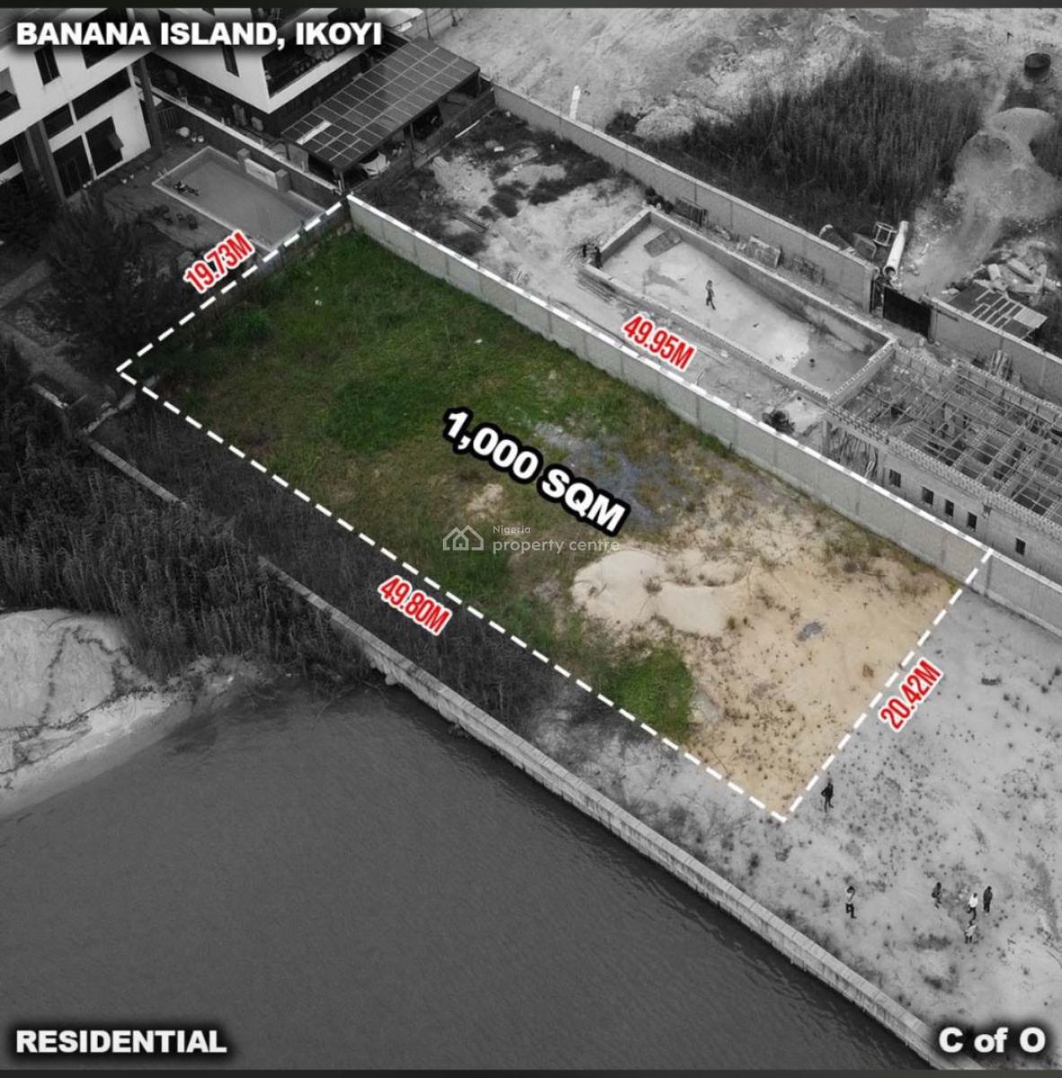 Non-water Front 1000sqm Dried Land, Banana Island, Banana Island, Ikoyi, Lagos, Residential Land for Sale