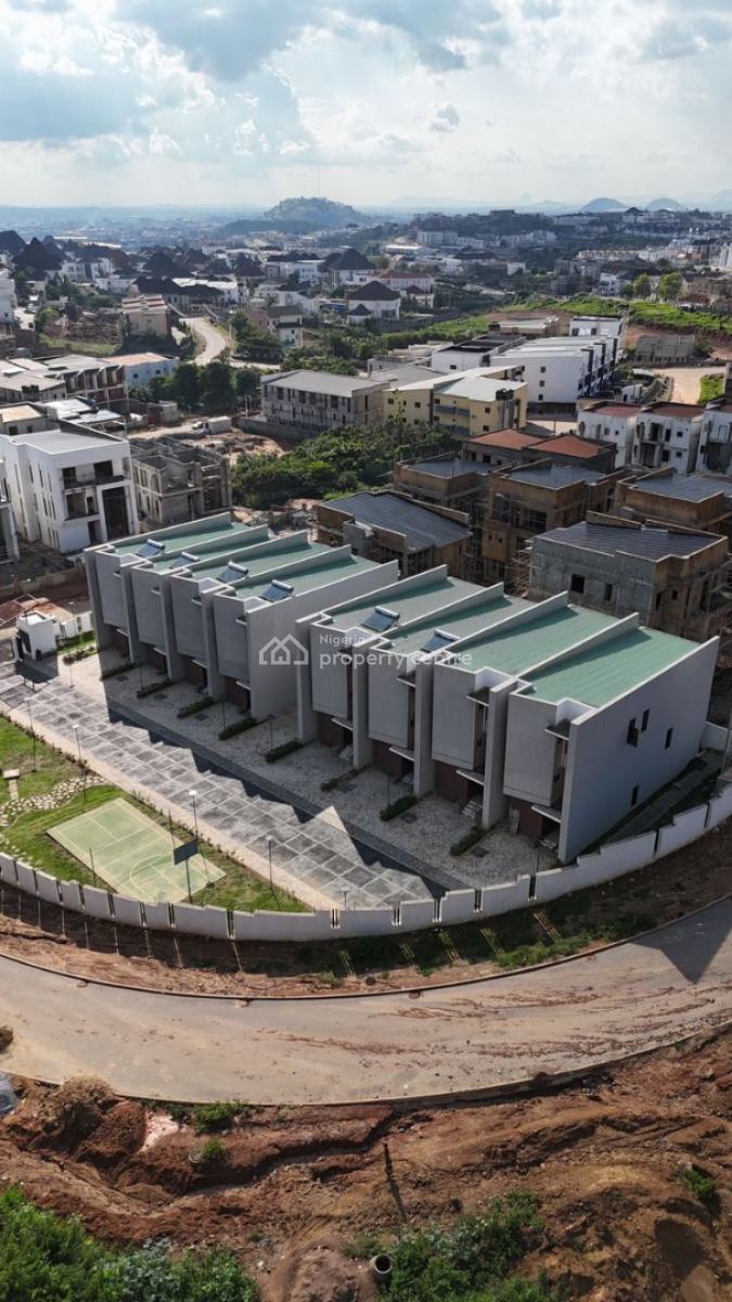 Contemporary 4 Bedroom Spacious & Serviced Terraced Duplex, Bq, Speakers, Guzape District, Abuja, Terraced Duplex for Sale