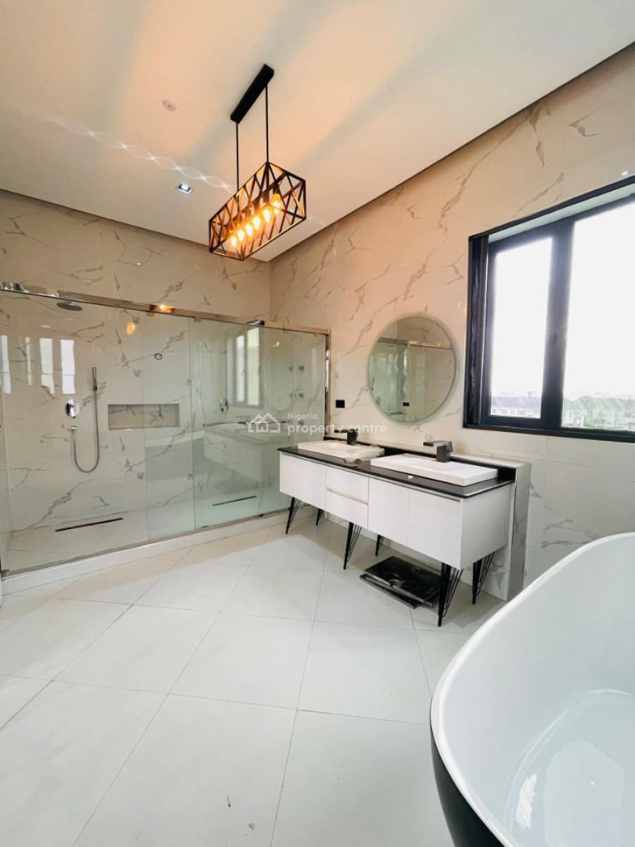 Magnificent Carved 6 Bedroom Detached Home with Elevator, Cinema, Pool, Osapa, Lekki, Lagos, Detached Duplex for Sale