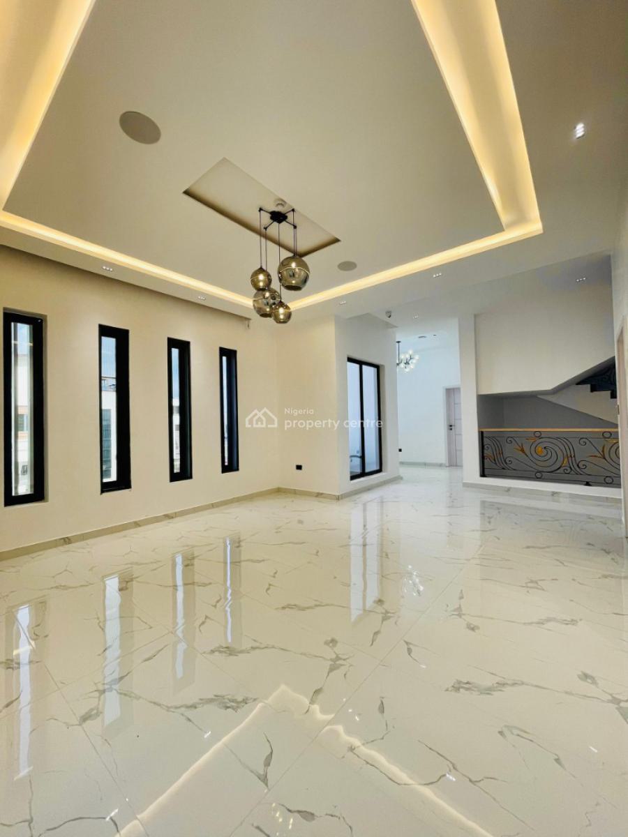 Magnificent Carved 6 Bedroom Detached Home with Elevator, Cinema, Pool, Osapa, Lekki, Lagos, Detached Duplex for Sale