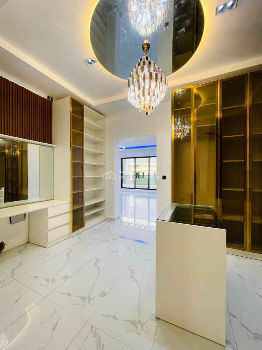 Magnificent Carved 6 Bedroom Detached Home with Elevator, Cinema, Pool, Osapa, Lekki, Lagos, Detached Duplex for Sale