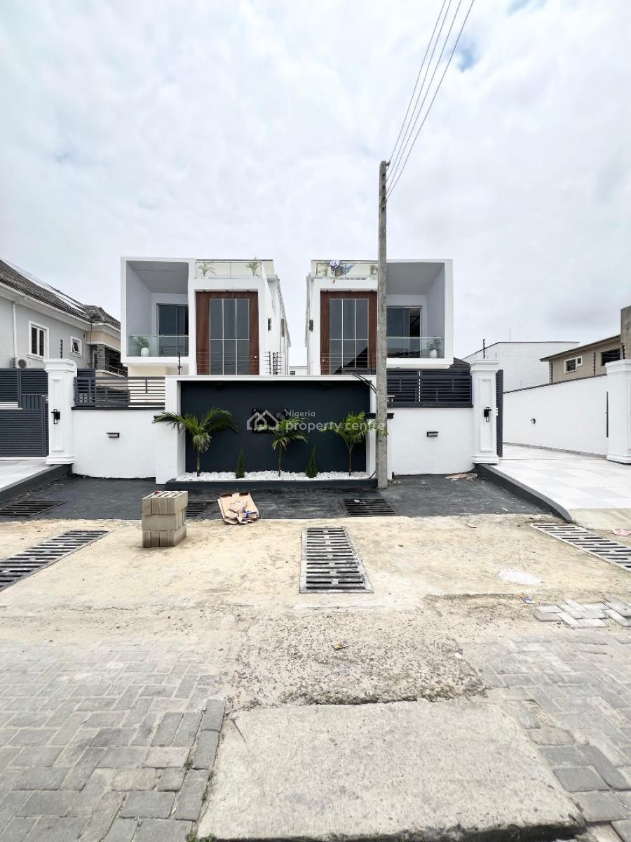 Luxury 5bedroom Fully Detached Duplex with Bq in a Secure Estate, Chevron, Lekki, Lagos, Detached Duplex for Sale
