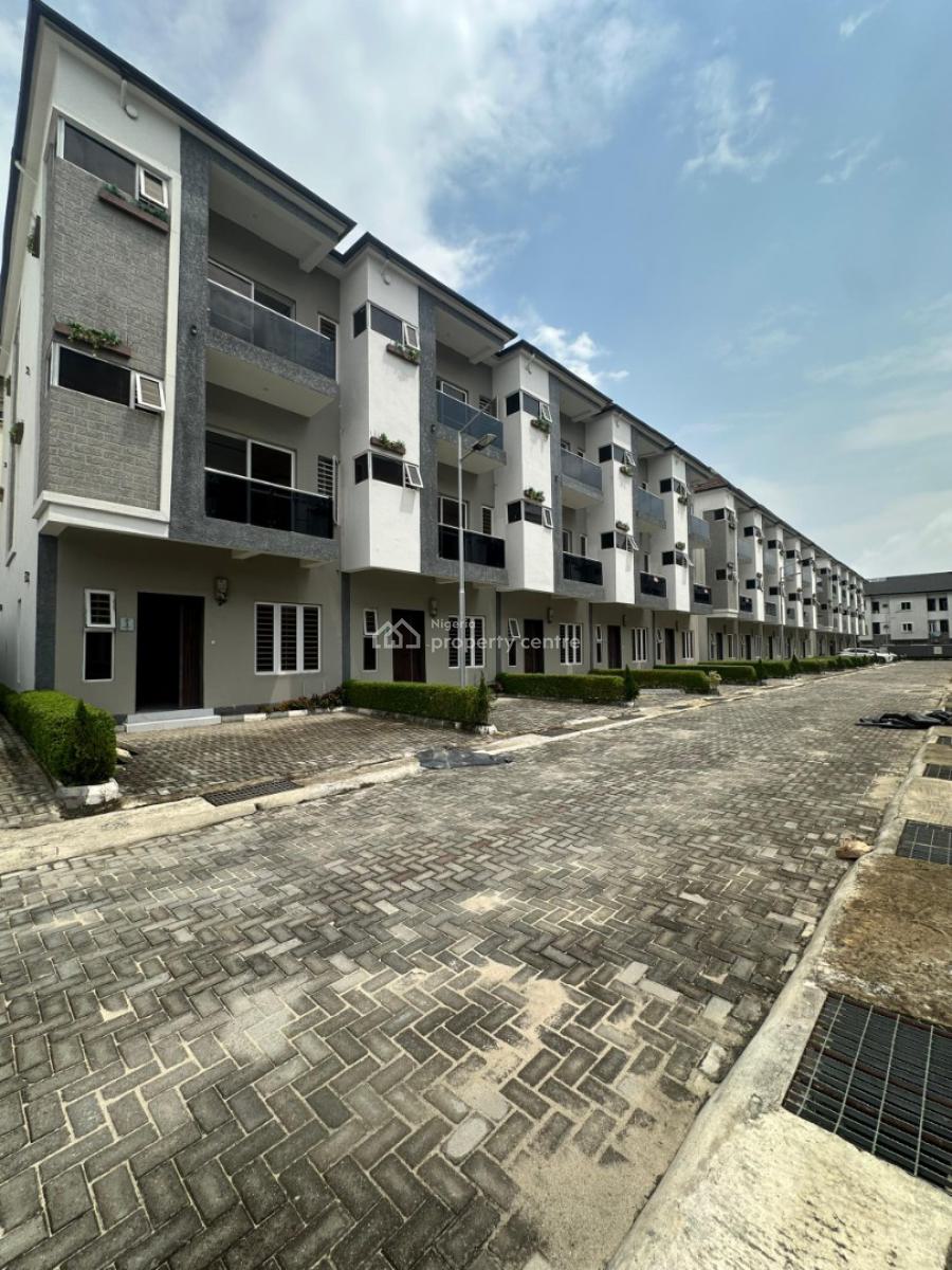 Units of 4 Bedroom Terrace with Bq, Lekki, Lagos, Terraced Duplex for Sale