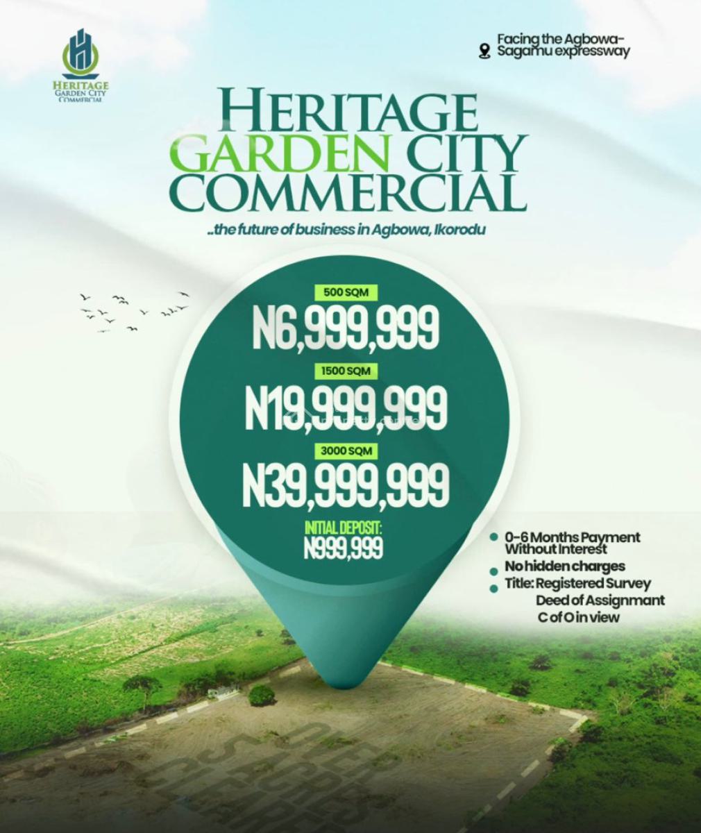 Heritage City, Agbowa, Ikorodu, Lagos, Mixed-use Land for Sale