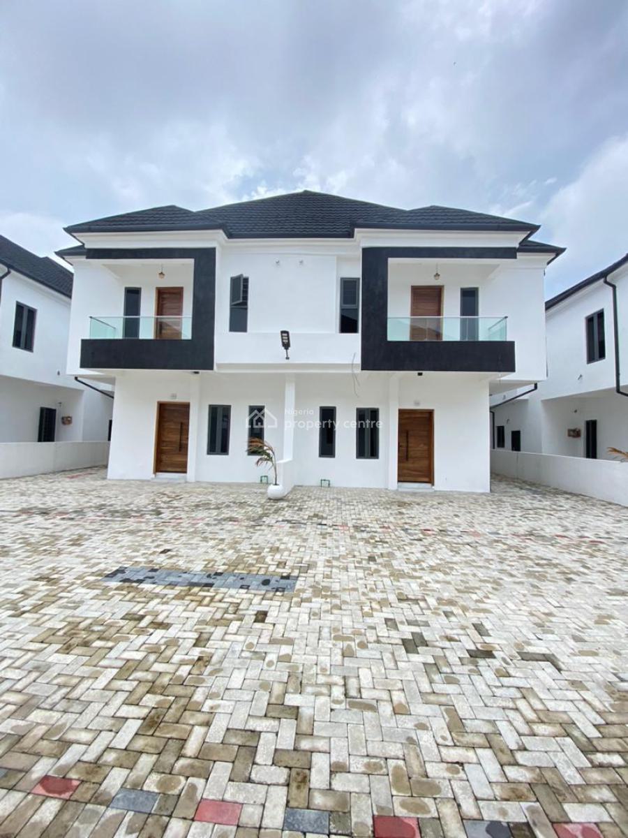 Brand New 4 Bedroom Semidetached Duplex with Bq, Vgc, Lekki, Lagos, Semi-detached Duplex for Sale