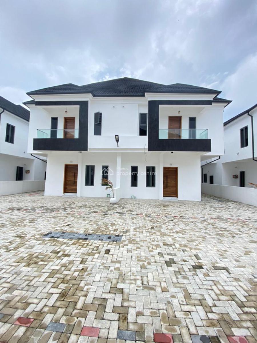 Brand New 4 Bedroom Semidetached Duplex with Bq, Vgc, Lekki, Lagos, Semi-detached Duplex for Sale