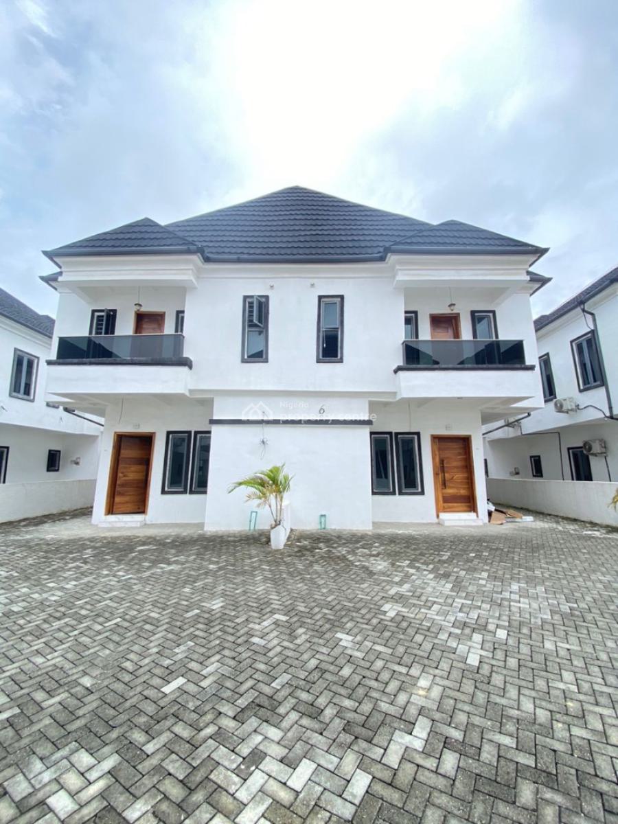 Brand New 4 Bedroom Semidetached Duplex with Bq, Vgc, Lekki, Lagos, Semi-detached Duplex for Rent