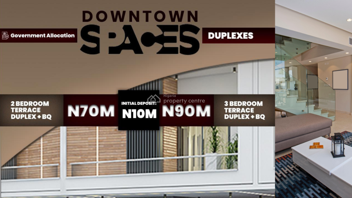 Downtown Spaces Off-plan 2 & 3 Bed Duplexes, Shapati, By Beechwood Estate, Ibeju Lekki, Lagos, Terraced Duplex for Sale