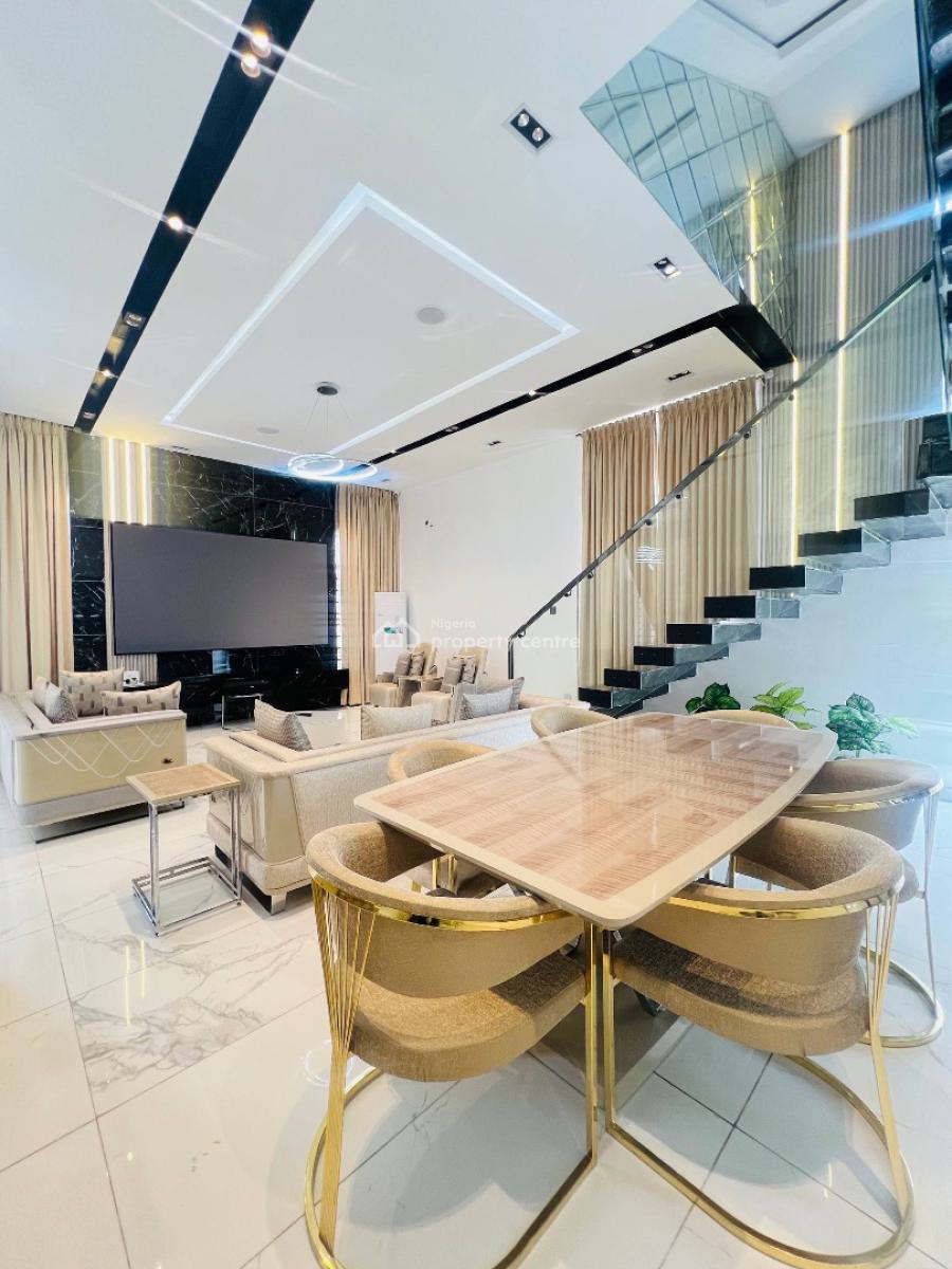 5 Bedroom Fully Detached Duplex+bq, Pool,cinema,gym,rooftop Lounge, Furnished 5bedroom Detached Home with Pool, Gym, Cinema &rooftop Loung, Ologolo, Lekki, Lagos, Detached Duplex for Sale