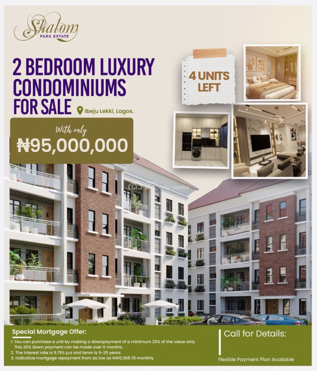 Shalom Park Estate - Smart Investment, Smart Living, Shalom Park Street Abijo Ibeju Lekki Lagos, Ibeju Lekki, Lagos, Flat / Apartment for Sale
