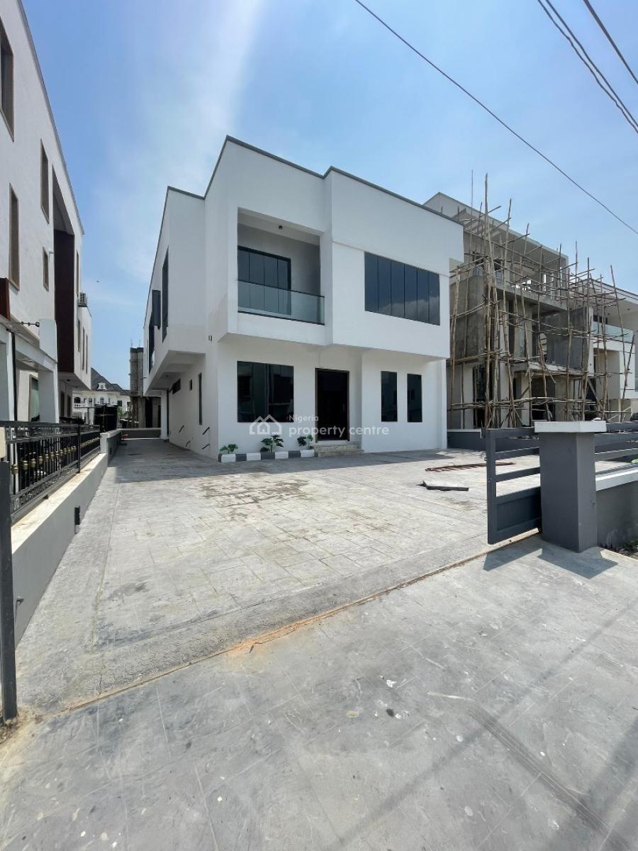 Contemporary 5-bedroom Detached Duplex with Bq, Cinema , Pool, Lekki County, Ikota, Lekki, Lagos, Detached Duplex for Sale