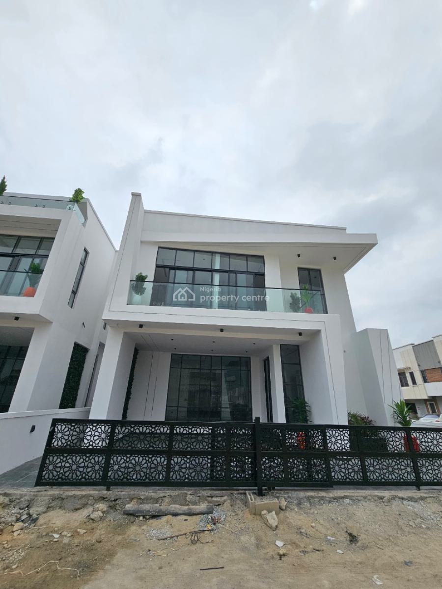 Contemporary 5 Bedroom Fully Detached Duplex with Bq and Swimming Pool, 2nd Toll Gate, Lekki, Lagos, Detached Duplex for Sale