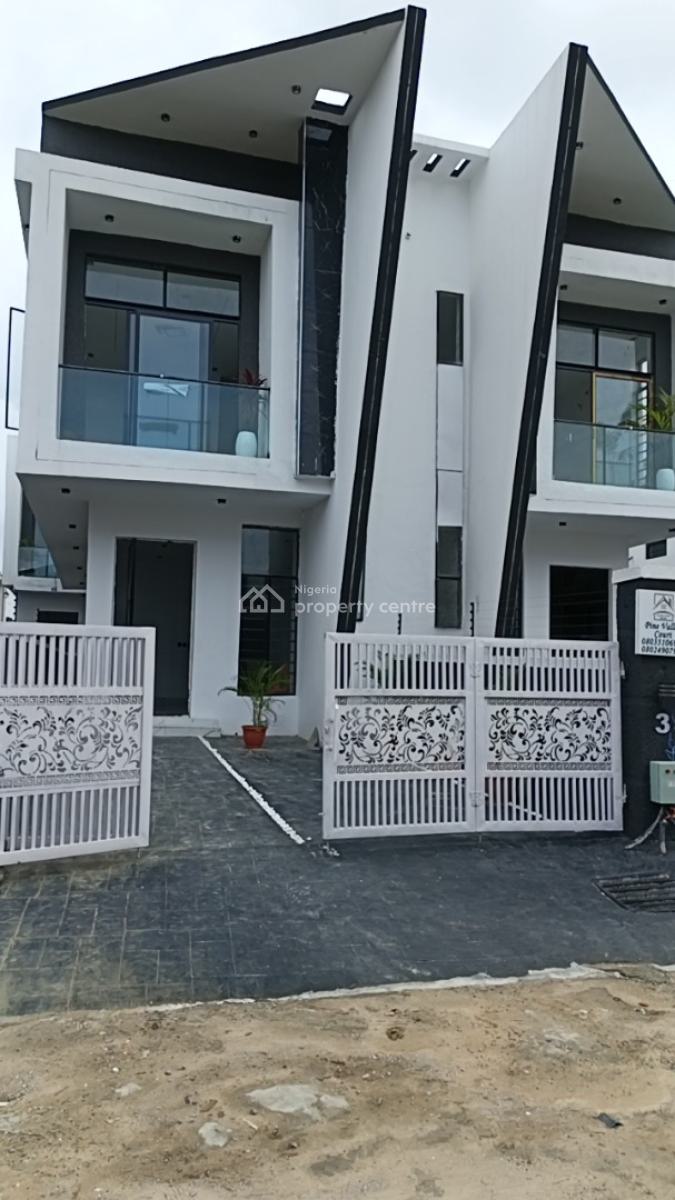 Great Deal 4 Bedroom Semi-detached Duplex with Bq Suitable for Investm, Ikota, Lekki, Lagos, Semi-detached Duplex for Sale