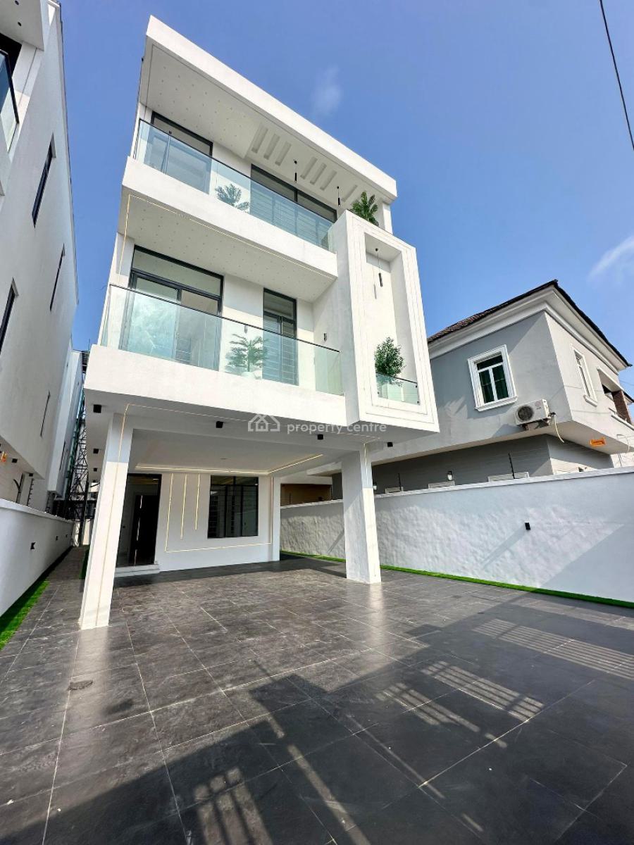 Contemporary 5 Bedroom Detached Duplex with Swimming Pool and Bq, Chevron Lekki, Lekki, Lagos, Detached Duplex for Sale