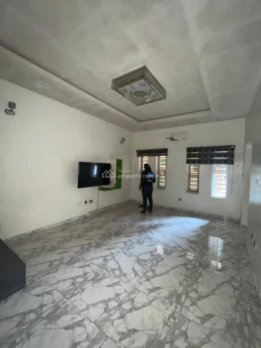 Spacious 4 Bedroom Semi-detached Duplex with Bq, Before Chevron, Idado, Lekki, Lagos, House for Rent
