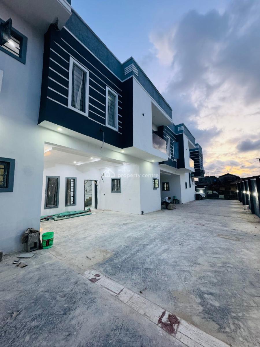 Newly Built 4 Bedroom Terrace Duplex, Ogba, Ikeja, Lagos, Terraced Duplex for Sale