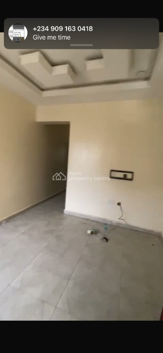 Clean 1 Bedroom Flat, 2 Toilet, Tarred Road, in an Estate, By Cannan Estate, Life Camp, Abuja, Flat / Apartment for Rent