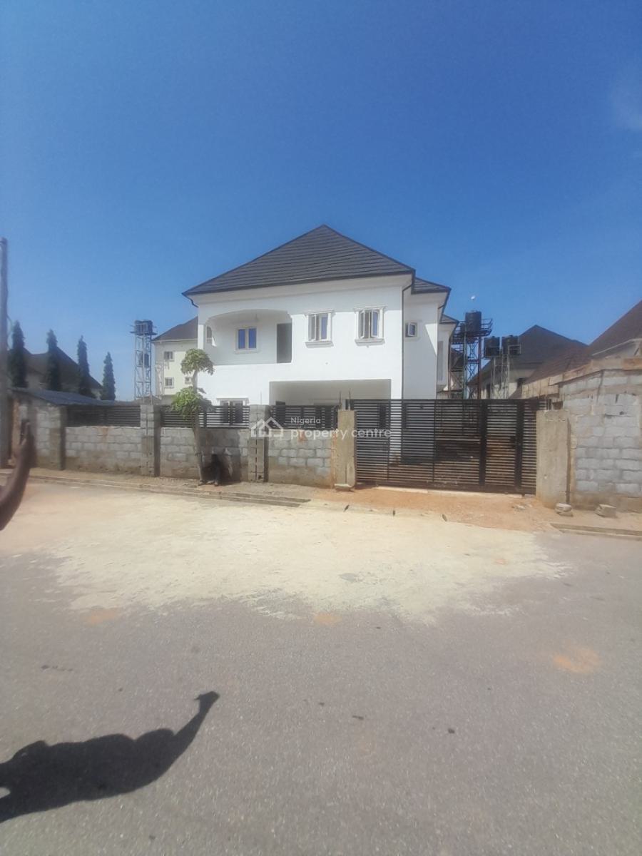 Newly Built 5 Bedrooms Fully Detached Duplex on a Tared Road, Fo1 Layout, Kubwa, Abuja, Detached Duplex for Sale