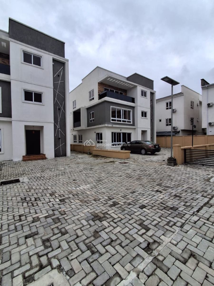 Brand New Detached 6 Bedroom with Bq 24 Hours Light, Western Foreshore Estate, Osapa, Lekki, Lagos, Detached Duplex for Rent