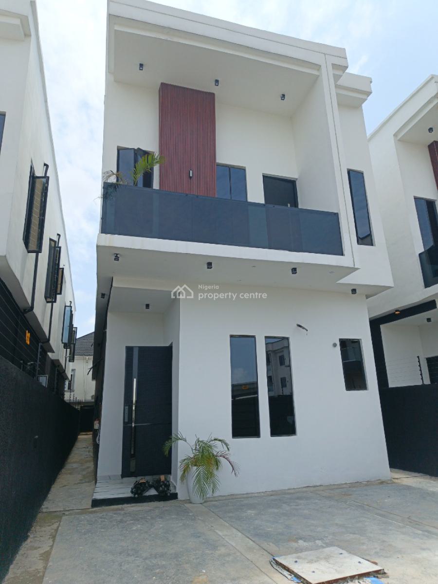 Affordable 5 Bedroom Fully Detached Duplex with Bq, Swimming Pool, Chevron, Lekki, Lagos, Detached Duplex for Sale