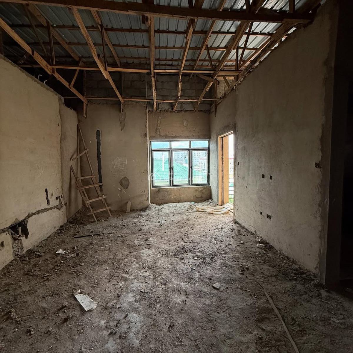 4 Bedroom Terrace Duplex (carcass) 1 Room Bq, Mabushi, Abuja, Terraced Duplex for Sale